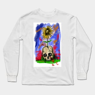 Ukrainian sunflowers seeds for grandma Long Sleeve T-Shirt